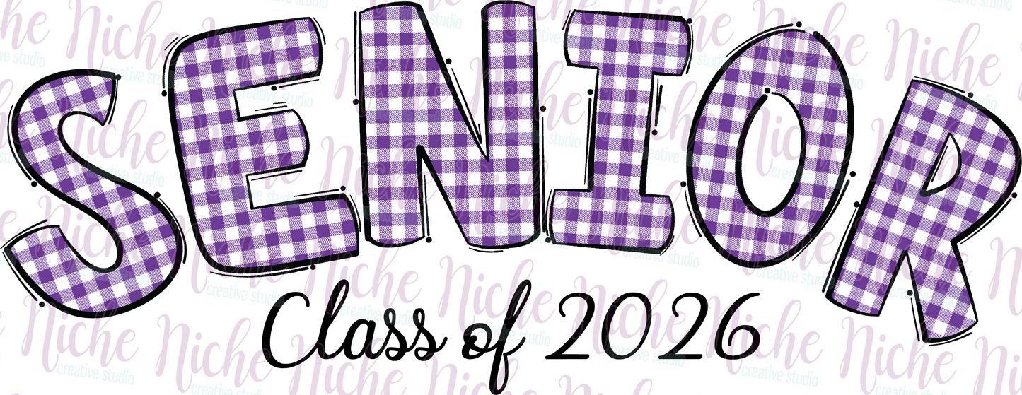 -SCH8259 Senior 2026 Decal