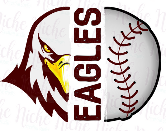 -SCH8673 Eagles Baseball Decal