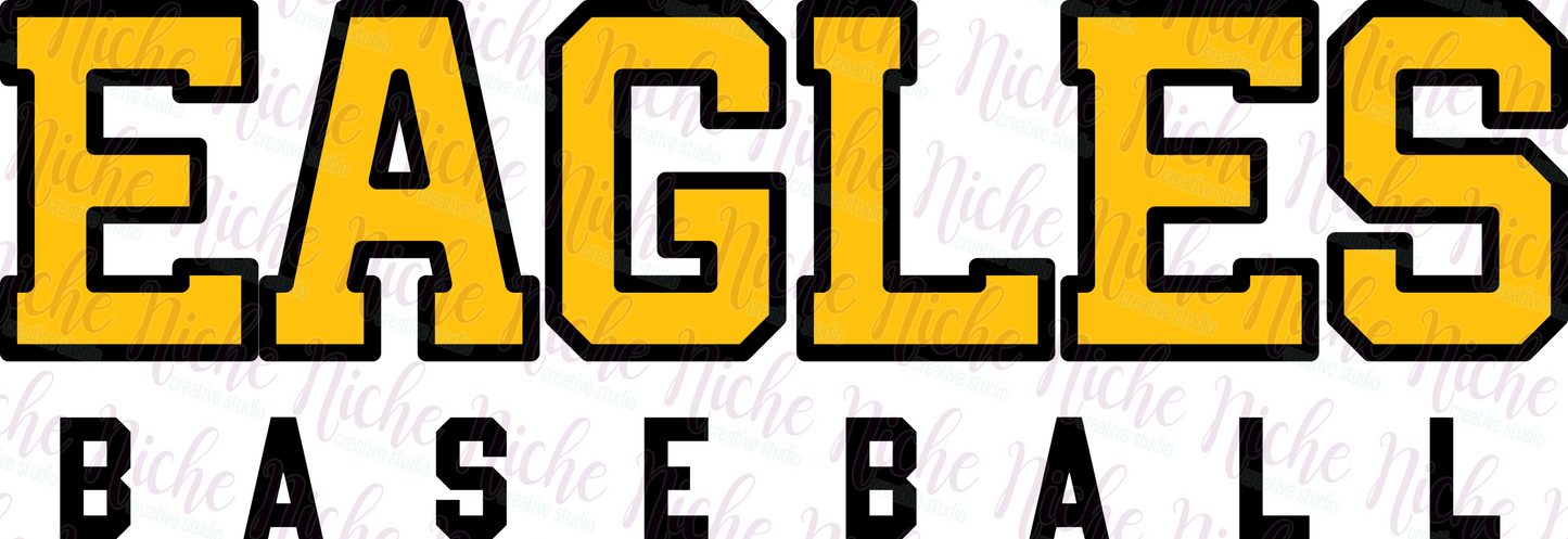 -SCH8677 Eagles Baseball Decal