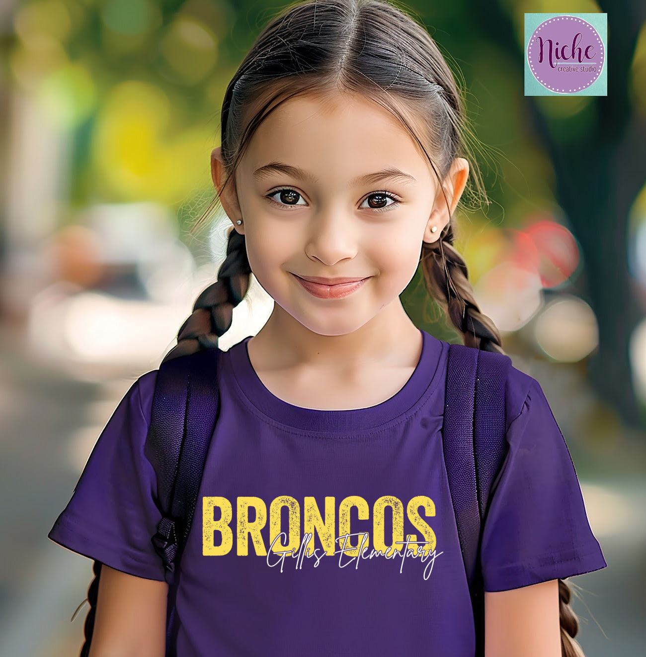 -BRO8700 Gillis Broncos Decal
