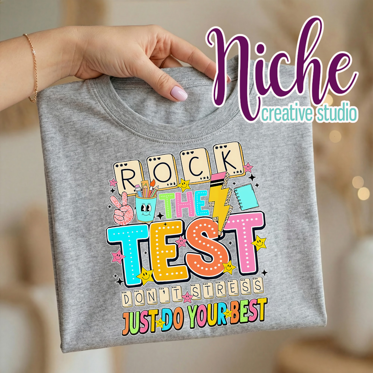 -SCH8704 Rock the Test Decal