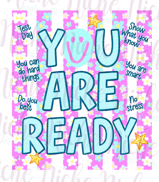 -SCH8705 You Are Ready Girly Decal