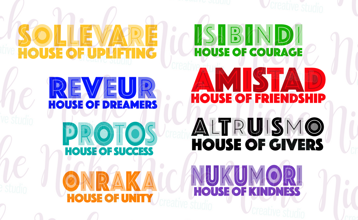 -SCH8713 House Names Doodle Font Decal