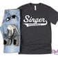 -SIN258 Singer Baseball Swoosh Decal