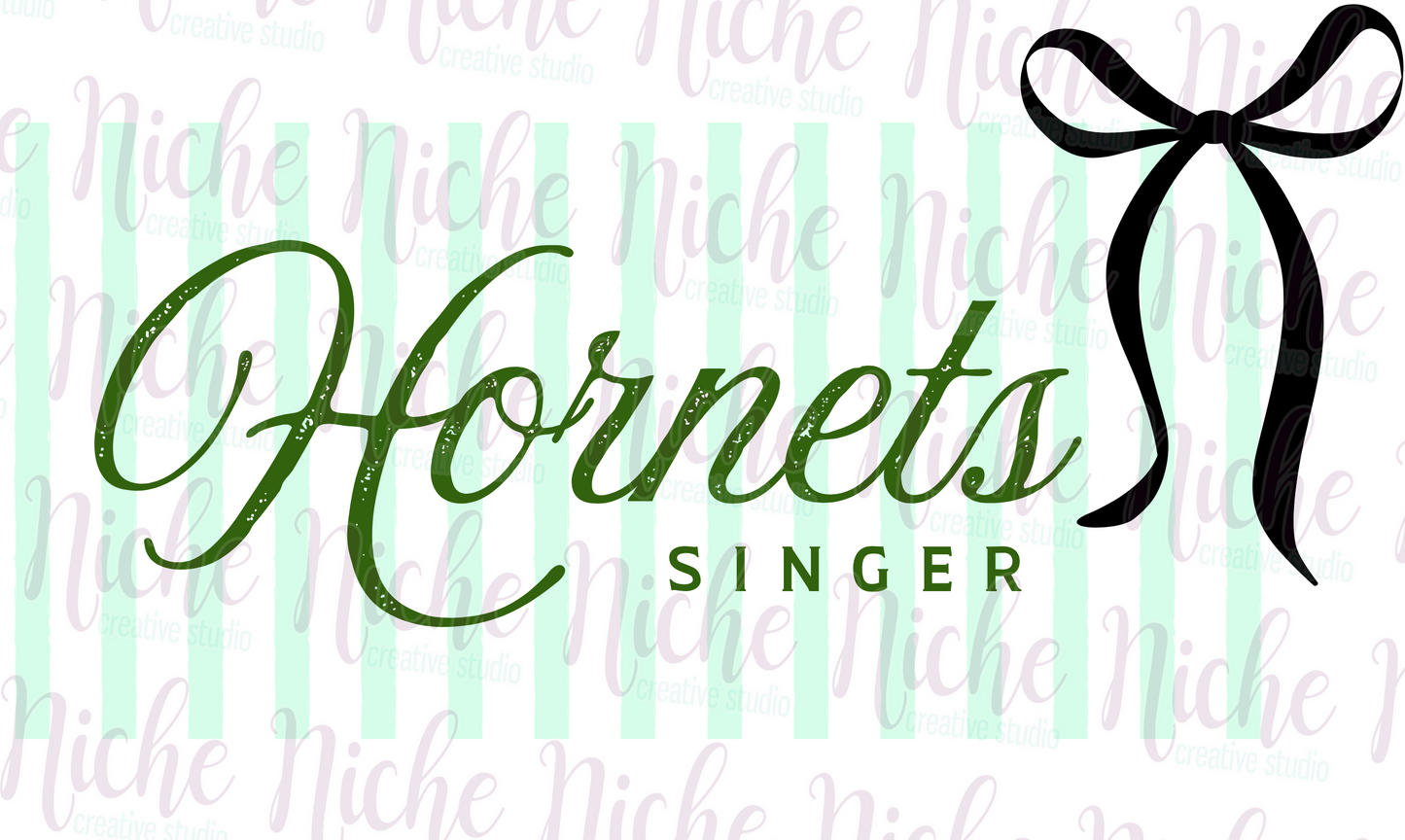 -SIN8000 Hornets Singer Stripes Decal