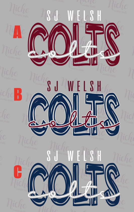-SJW3321 Colts Decal