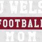 - SJW715 SJ Welsh Football Mom Decal