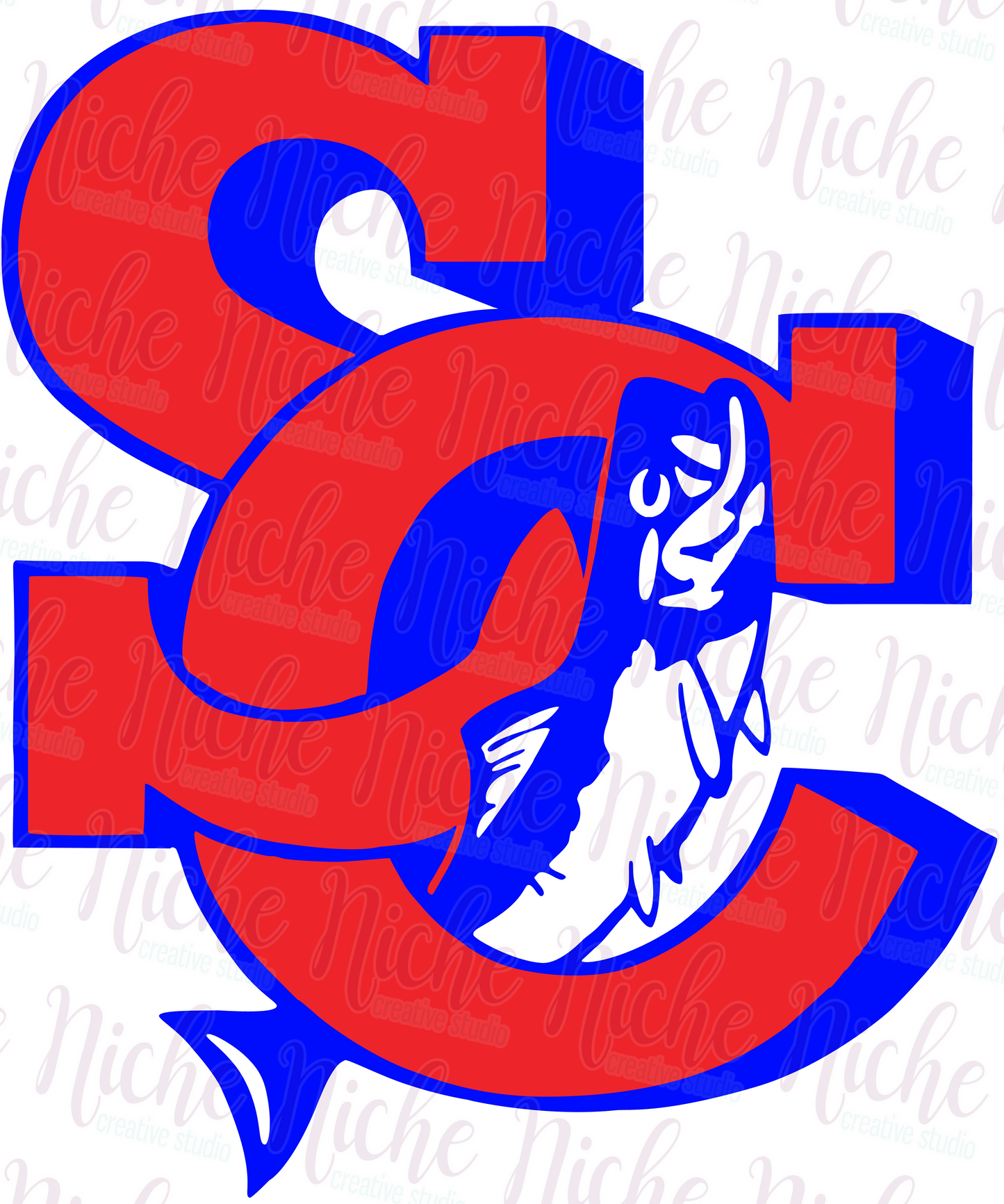 -SOC8410 South Cameron SC Logo Decal