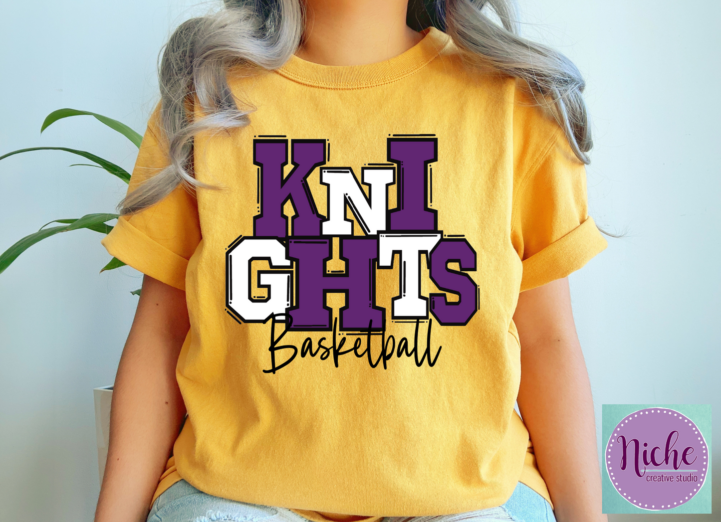 -SOU3026 Knights Basketball Decal