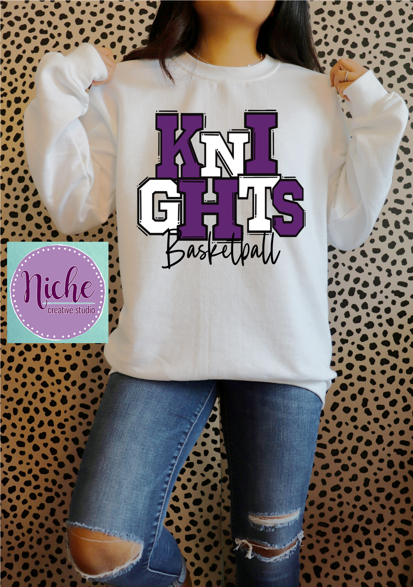 -SOU3026 Knights Basketball Decal