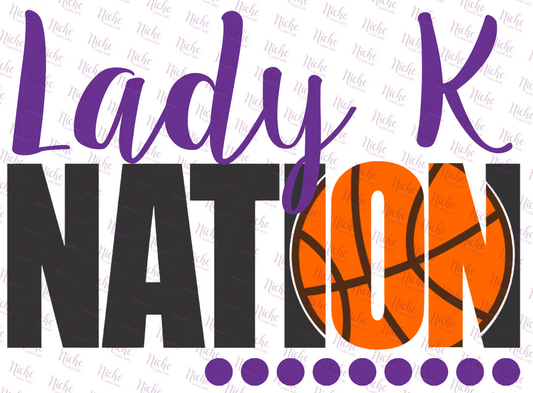 - SOU349 Lady K Nation Decal