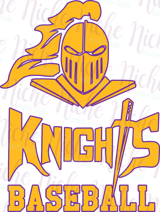 -SOU4388 Knights Baseball Decal