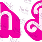 -SOU767 South Beau Doll Font Decal