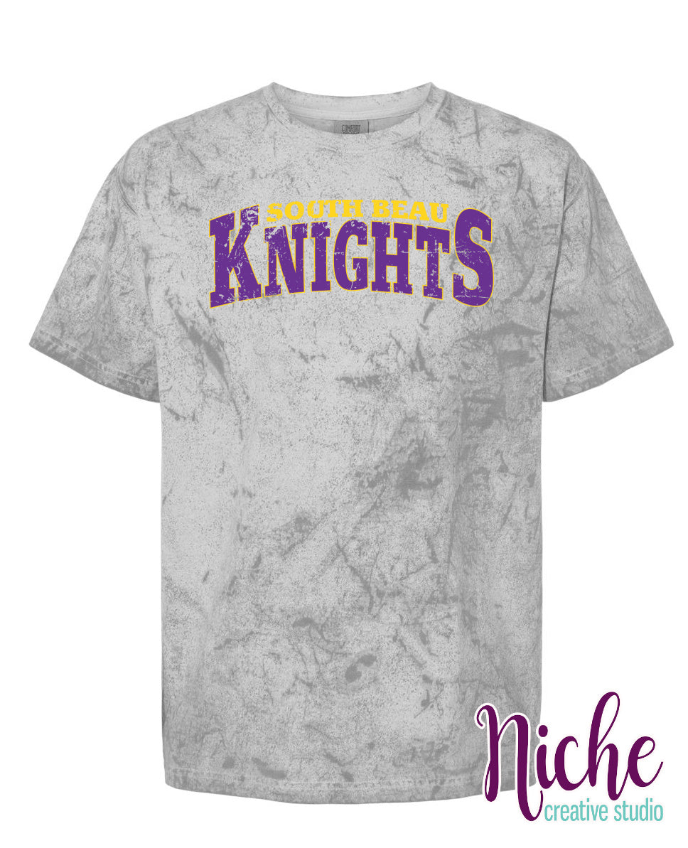-SOU8421 South Beau Knights Distressed Decal