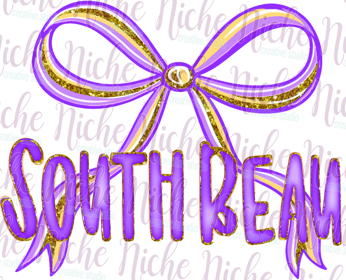 -SOU8422 South Beau Preppy Bow Decal