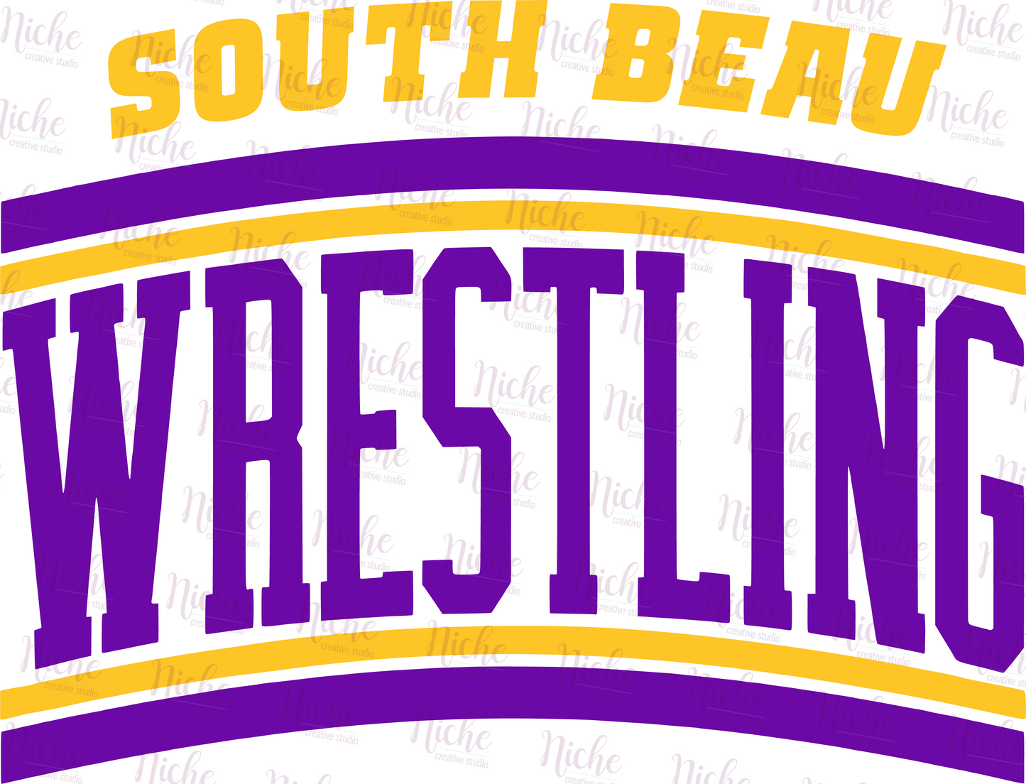 -SOU931 South Beau Wrestling2 Decal