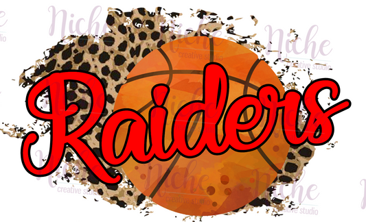 -SPO1570 Raiders Basketball Decal