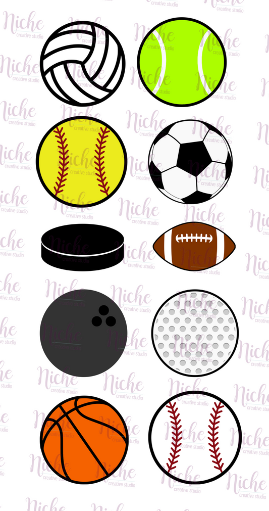 -SPO5133 Sports Ball Decal