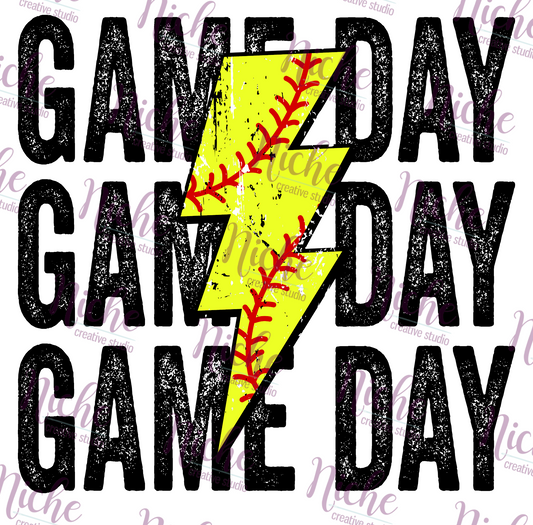 - SPO608 Game Day Softball Decal