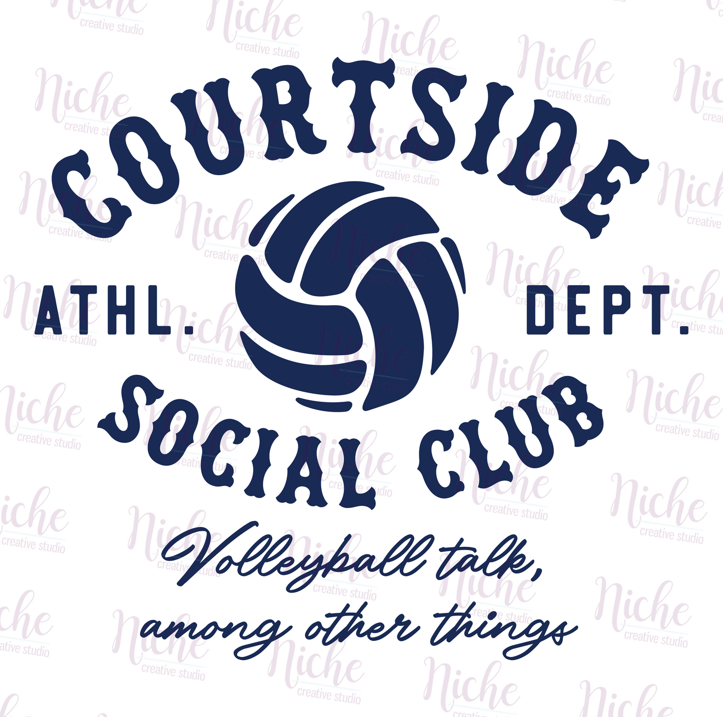 -SPO8063 Courtside Social Club Decal