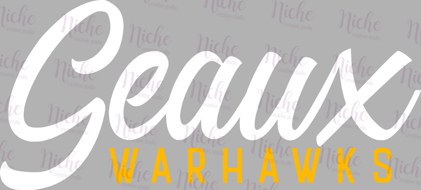 -SPO8107 Geaux Warhawks Decal