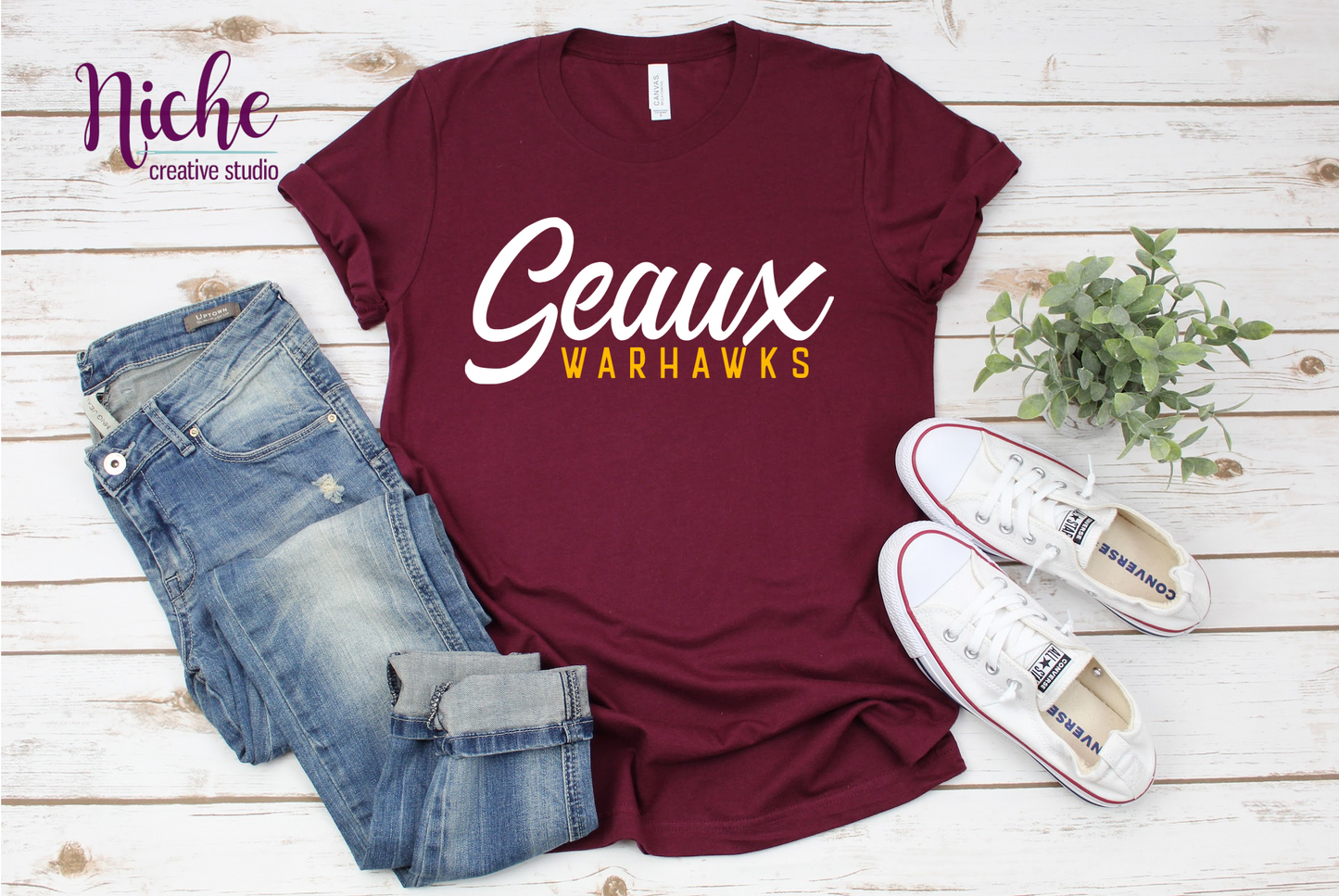 -SPO8107 Geaux Warhawks Decal