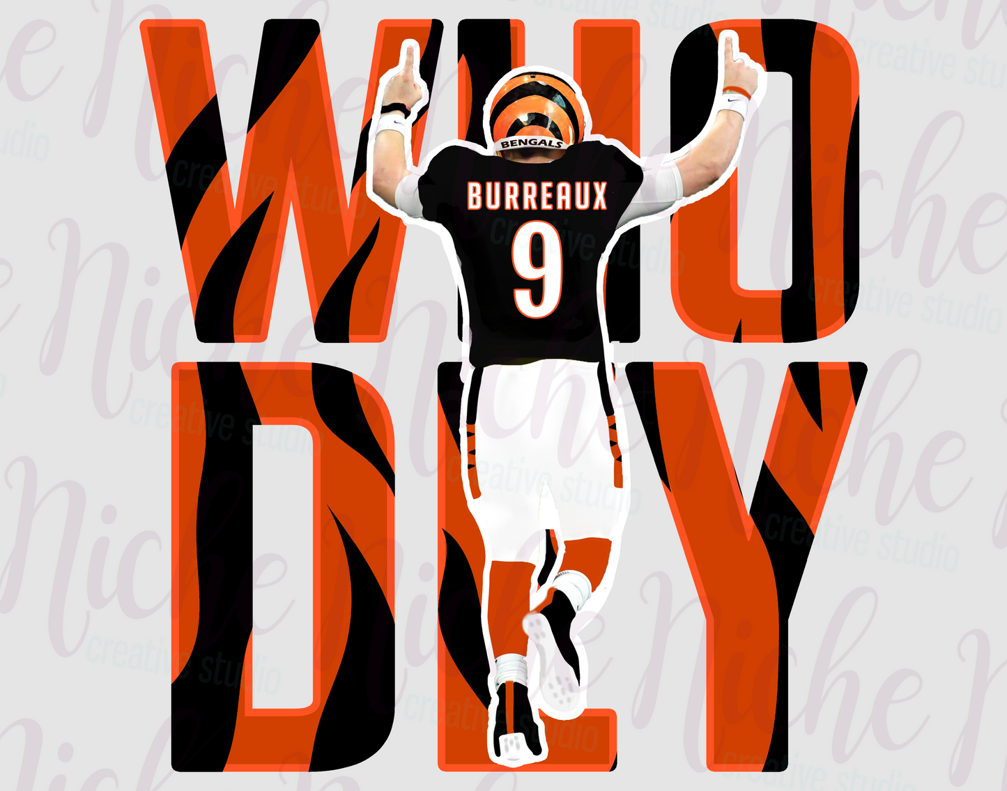 -SPO8245 Who Dey Burreaux Decal
