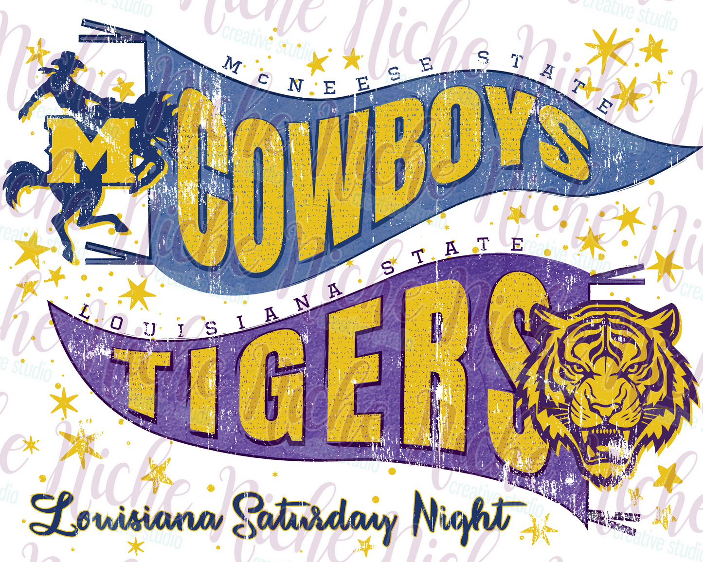 -SPO8435 Louisiana Saturday Night Decal