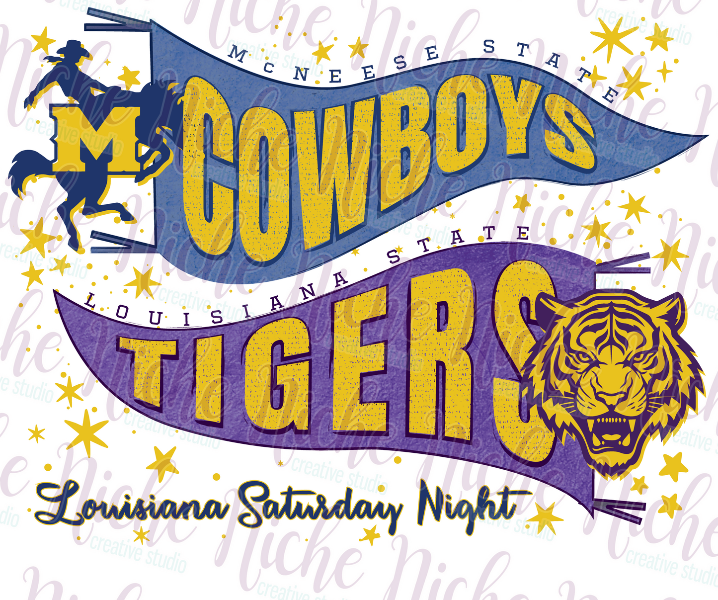 -SPO8435 Louisiana Saturday Night Decal