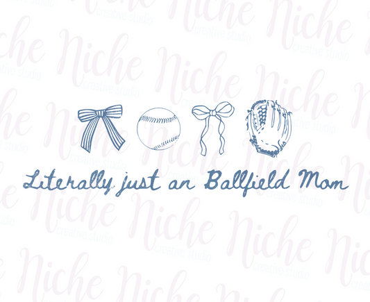 -SPO8605 Ballfield Mom Decal