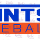 -STL1546 Saints Baseball Decal