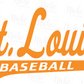 -STL259 St. Louis Baseball Swoosh Decal