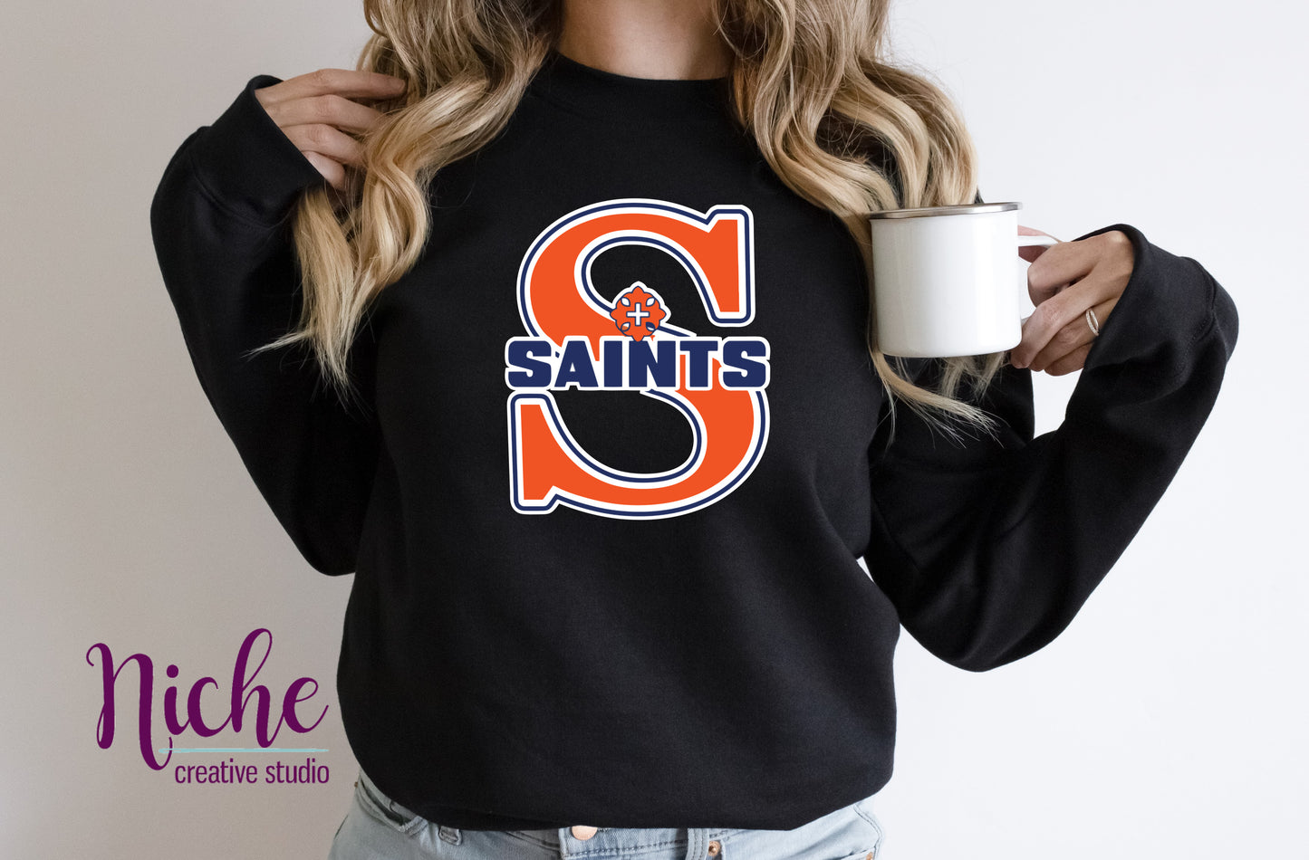 -STL3016 Saints  Letterman S Decal