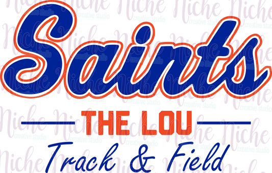-STL3301 Saints The LOU Blue and Orange with Track Decal