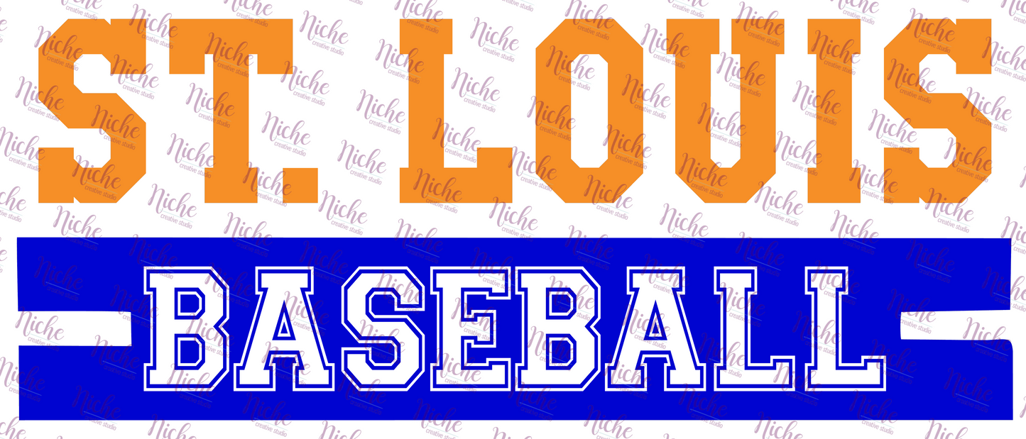 - STL445 St. Louis Baseball Decal
