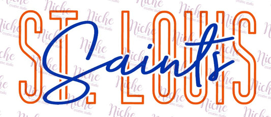 - STL592 St. Louis Stacked Decal