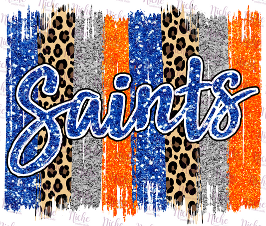-STL613 Saints Brushstroke Decal