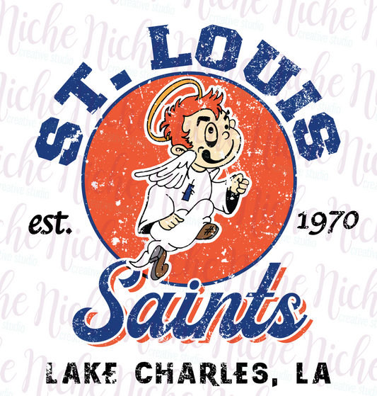 -STL8275 St Louis Saints Old School Decal