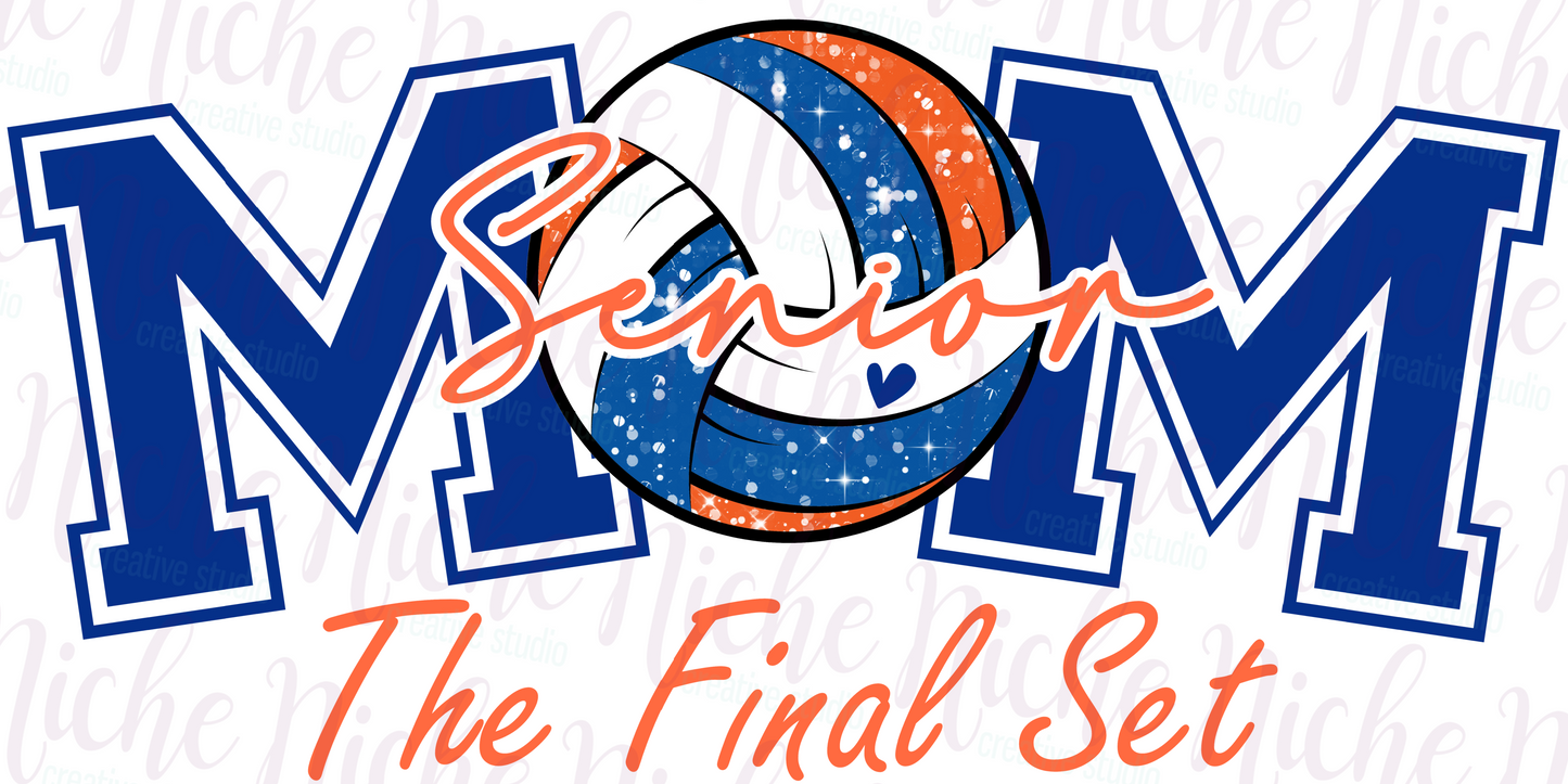 -STL8309 Saints Senior Volleyball Mom Decal