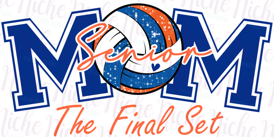 -STL8309 Saints Senior Volleyball Mom Decal