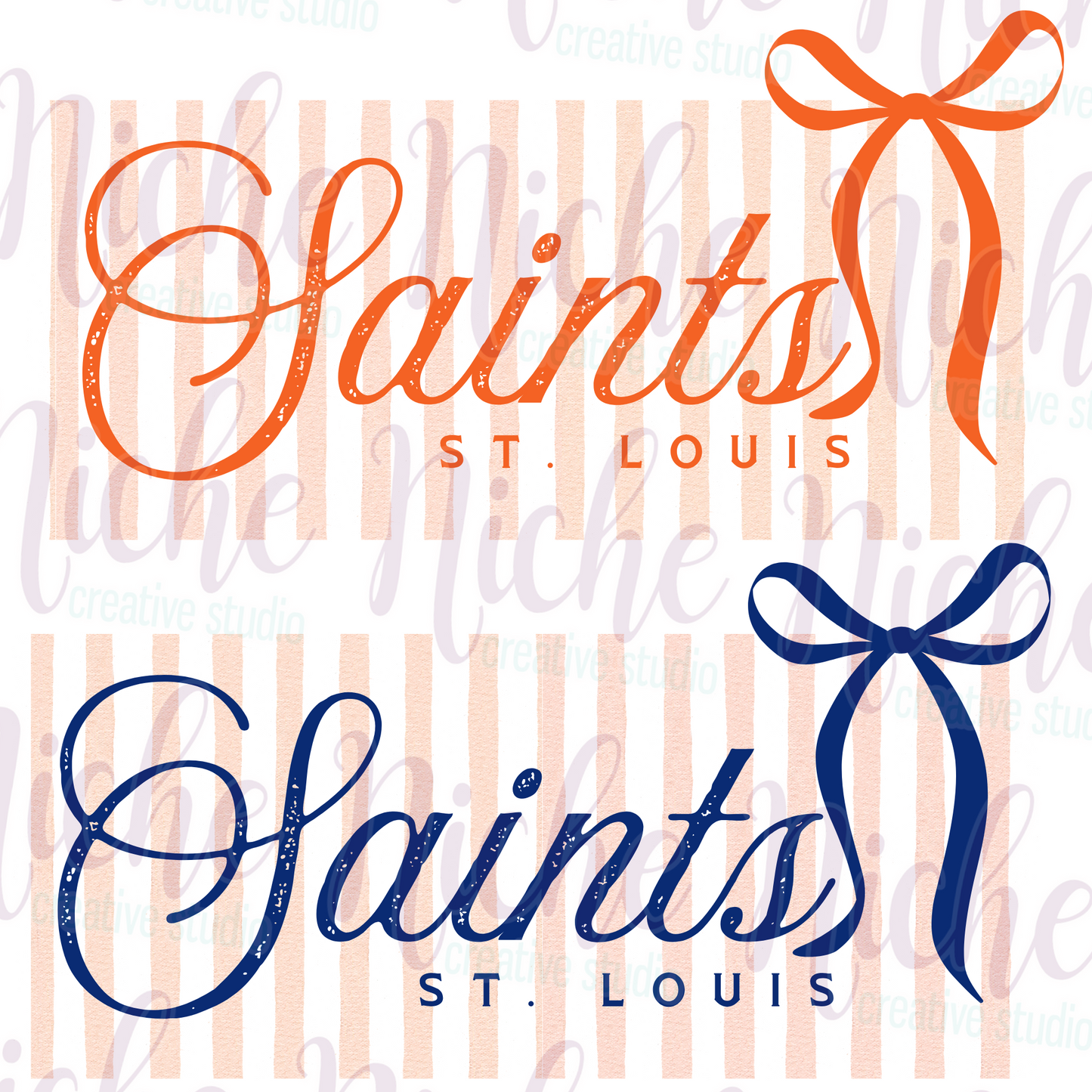 -STL8821 Saints Stripes Decal