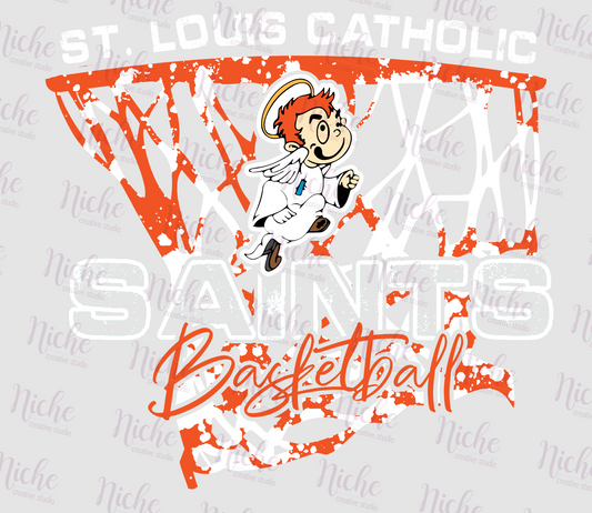 -STL932 Saints Basketball Decal