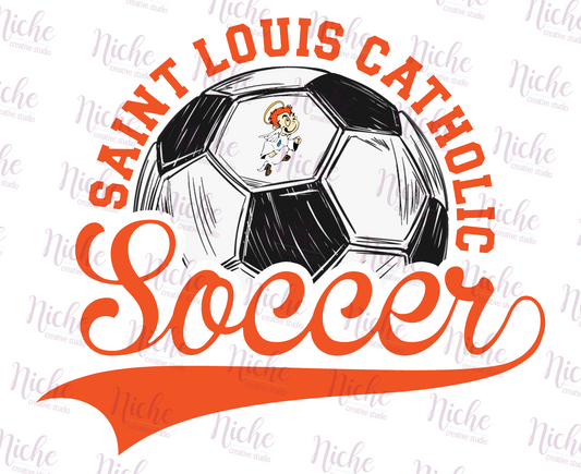 -STL936 Saints Soccer Decal