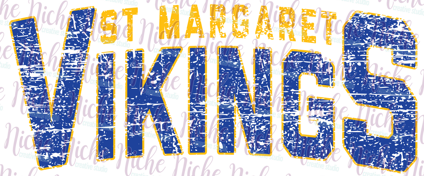 -STM8001 Vintage Vikings Decal