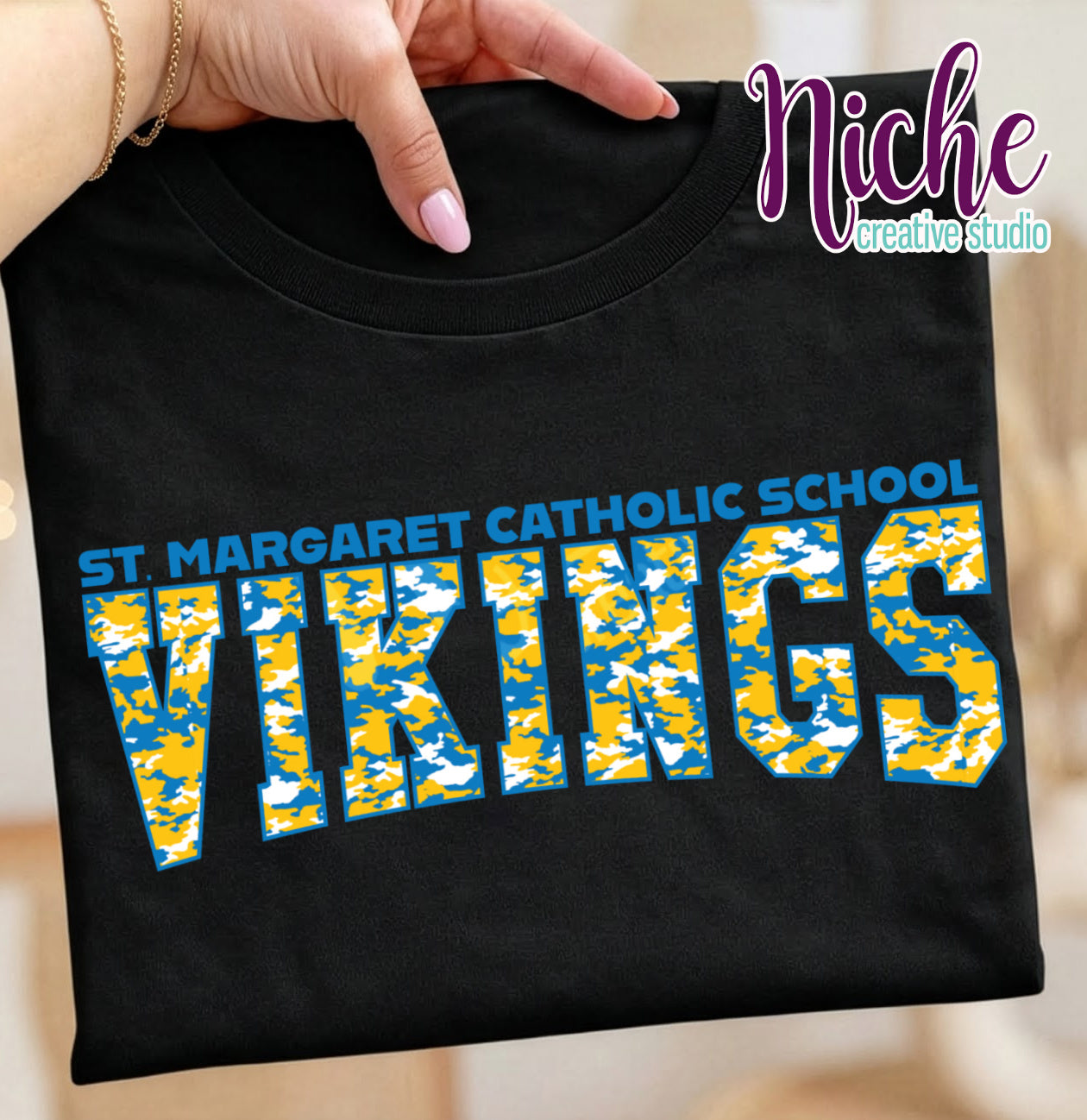 -STM8002 Vikings Camo Decal