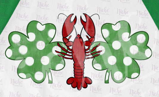 -STP257 Clover Crawfish Decal