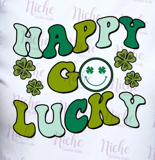 -STP2760 Happy Go Lucky Decal