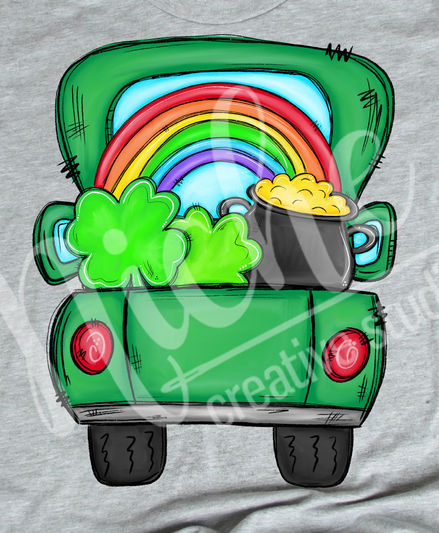 -STP2766 St. Patrick's Day Back of Truck Decal – Niche Creative Studio