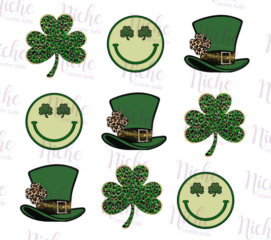 -STP2767 Lucky Tic Tac Toe Decal