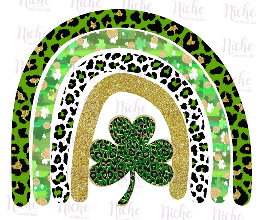 -STP2770 Shamrock Rainbow Decal